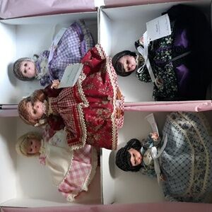 Vintage Madame Alexander 8" Little Women doll set of 5